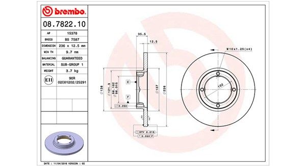 MAGNETI MARELLI Jarrulevy 360406020200